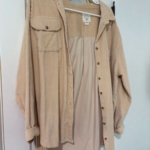 Corduroy Button-Up Shirt